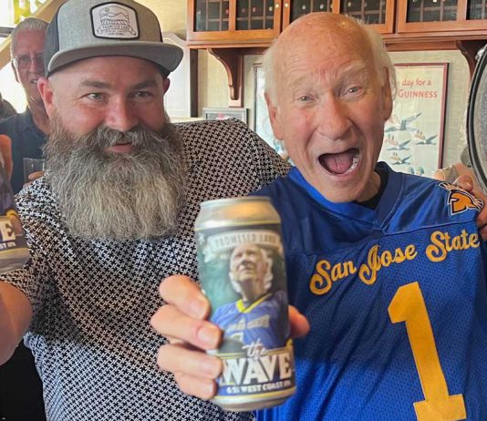 Chance meeting in Los Gatos led to new brew ‘The Wave’ The Wave beer launch
