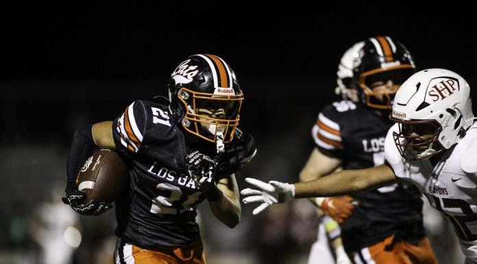 Los Gatos High School football team’s win over Wilcox serves as an appetizer to clash with Menlo School