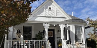 Almond Grove home at Halloween