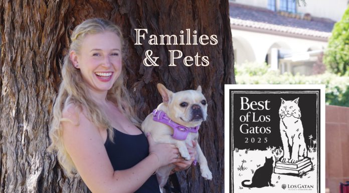 Best of Los Gatos 2025: Families & Pets Holding the dog