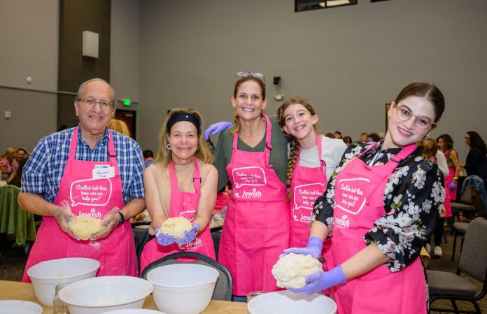 Challah Bake participants challah event