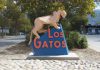 Final gateway sculptures completed after 4 years cougar sculpture