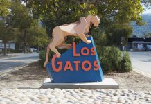 Final gateway sculptures completed after 4 years cougar sculpture