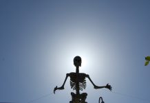 Witches, skeletons and goblins flock to Los Gatos streets skeleton
