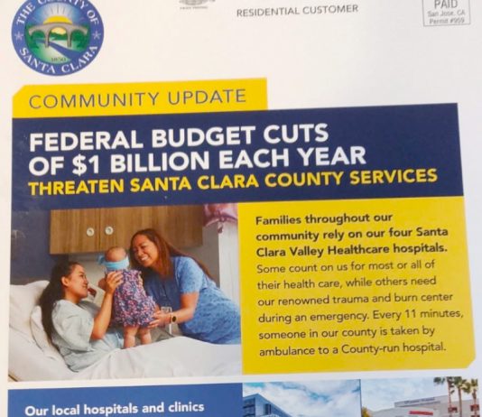 Candidate for Assessor’s Office decries $266,000 mailer from Santa Clara County during Measure A campaign Santa Clara County health care cuts mailer