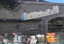 From a ‘Best of LG’ boutique to vaporizers and bongs? mirrored display case with fake urine and other smoke shop-style items