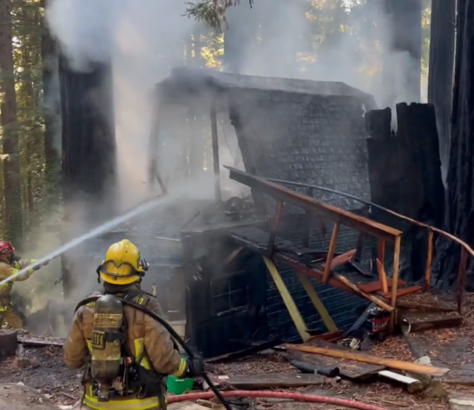 Mountain fire injury structure fire in the mountains