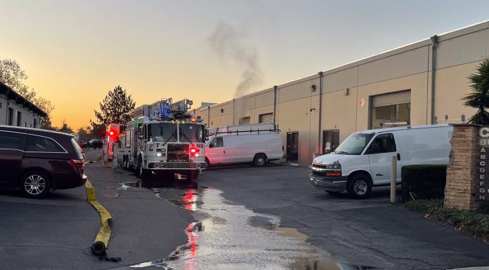 Firefighters extinguish commercial blaze in Campbell at dawn Sunrise fire response