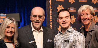 Town Council members at the police awards luncheon