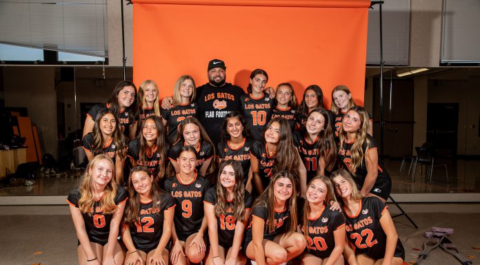 Los Gatos High School flag football team ready to make history in CCS playoffs girls flag football team