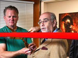 Arms Cyber Defense opens headquarters in Los Gatos Cyber Arms Defense riboon-cutting