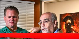 Cyber Arms Defense riboon-cutting