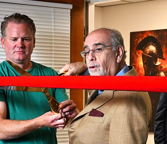 Arms Cyber Defense opens headquarters in Los Gatos Cyber Arms Defense riboon-cutting