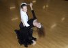 Ballroom dancer prepares for Redwood City competition ballroom dance dip