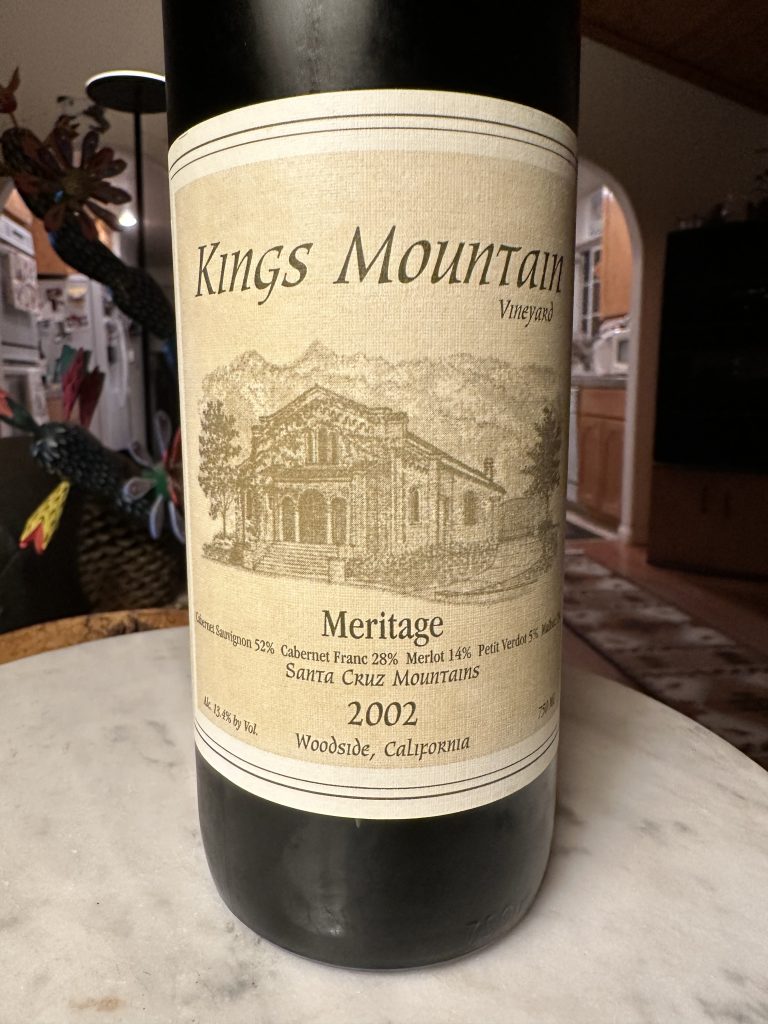 Kings Mountain Vineyards Meritage