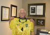 When Brazil took over Los Gatos in the ‘90s Randy Attaway with Brazil jersey