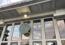 Courthouse at sunset