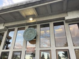 Courthouse at sunset