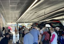 Tesla Opening interior