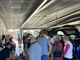 Tesla Opening interior