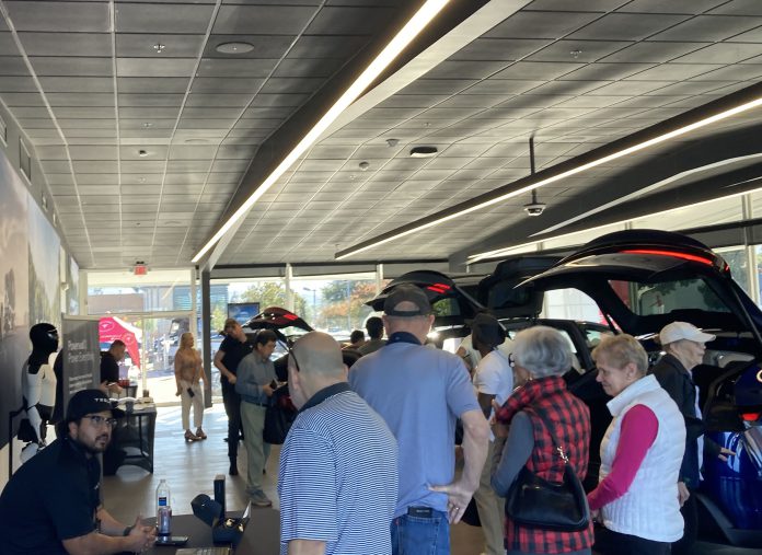 Tesla Opening interior