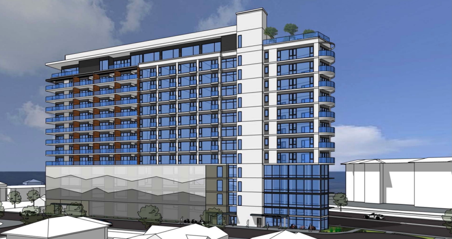 rendering of the Capri Fruitstand building