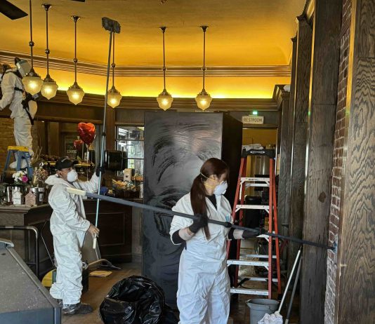 cleaning Los Gatos Coffee Roast Co. after the crash