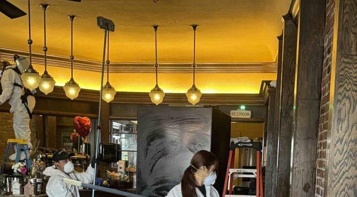 cleaning Los Gatos Coffee Roast Co. after the crash