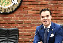 Rob Moore is the youngest mayor ever to take charge of Los Gatos (but just barely) Rob Moore beaming