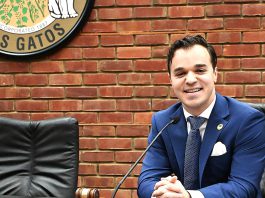 Rob Moore is the youngest mayor ever to take charge of Los Gatos (but just barely) Rob Moore beaming