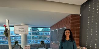 Avani Thakur with cookies