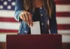 woman voting in America