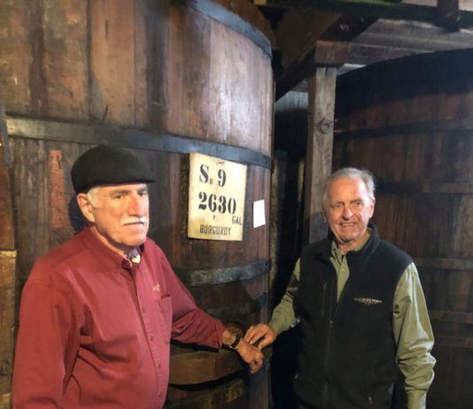 Gilroy woman jailed for a year but avoids prison, after stealing over $100,000 from winery George (left) and Gene Guglielmo