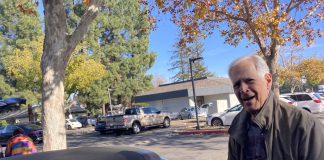 Lon Allan gets into his car in Los Gatos