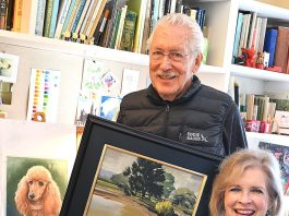 In the studio with Susan Jaekel and Rick Guidice Rick Guidice with Susan Jaekel at home