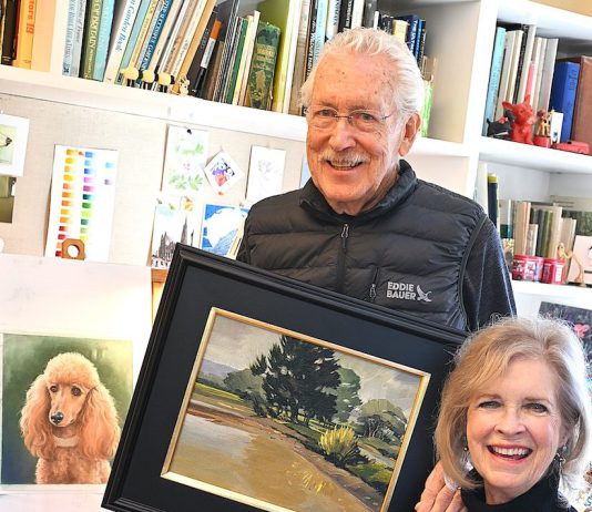 In the studio with Susan Jaekel and Rick Guidice Rick Guidice with Susan Jaekel at home