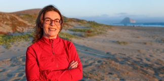 Dawn Addis by the ocean