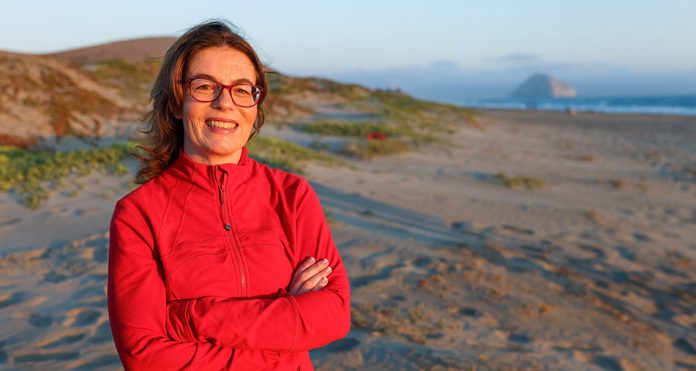 Dawn Addis by the ocean