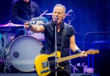 Bruce Springsteen performing