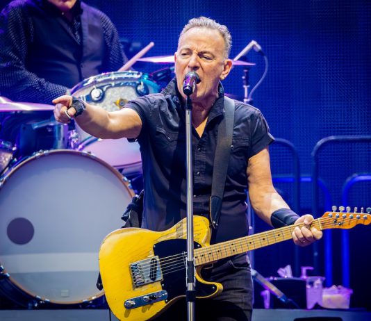 Bruce Springsteen performing
