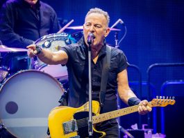Bruce Springsteen performing