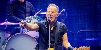 Bruce Springsteen performing