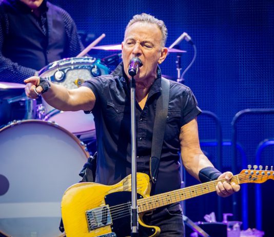 Bruce Springsteen performing