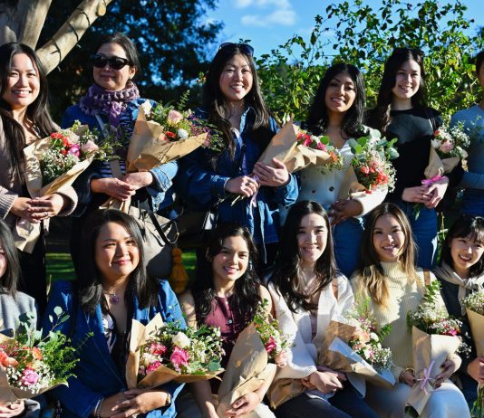 El Camino Health nurses celebrating Valentine's Day