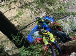 CAL FIRE CZU rescue with help from State Parks and others