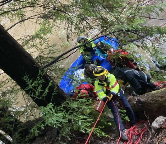 CAL FIRE CZU rescue with help from State Parks and others
