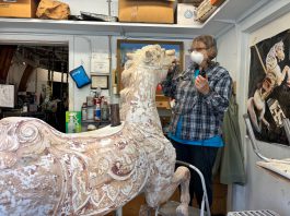 Cheryl Stuermer at work