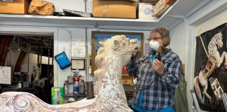 Cheryl Stuermer at work