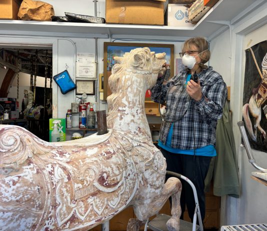 Cheryl Stuermer at work