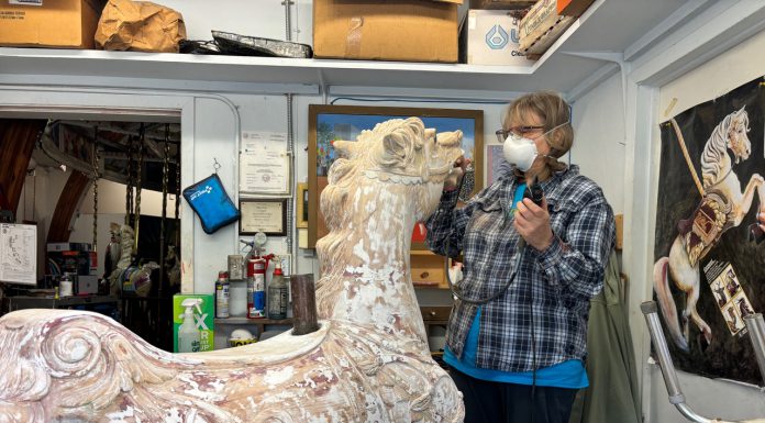 Cheryl Stuermer at work